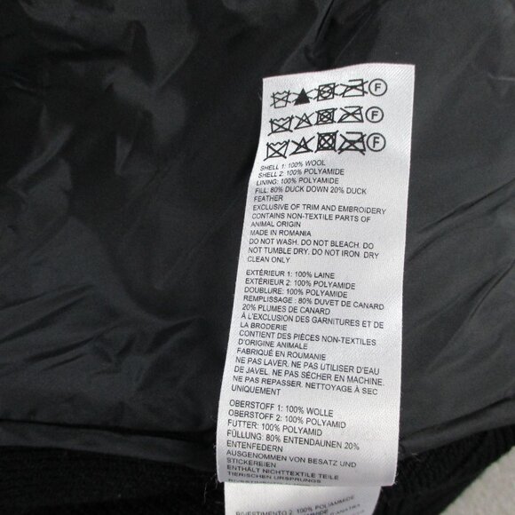 Canada Goose Jacket Mens Large Black Hybridge Knit Merino Wool Goose Down Coat - Picture 9 of 13